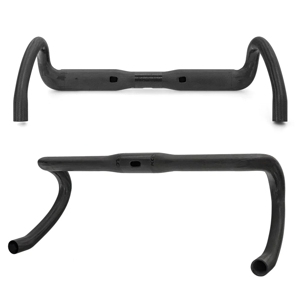 Ultralight 150g Full Carbon Fiber Road Bicycle Handlebar 380/400/420/440mm UD Matte Internal Routing Racing Bike Handlebar