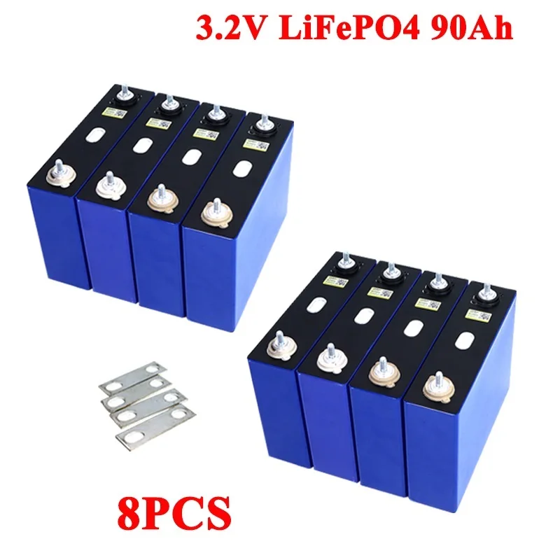 Top 3.2V 90Ah battery pack DIY 12V 24V 3C LiFePO4 Lithium iron phospha 90000mAh Motorcycle Electric Car motor batteries