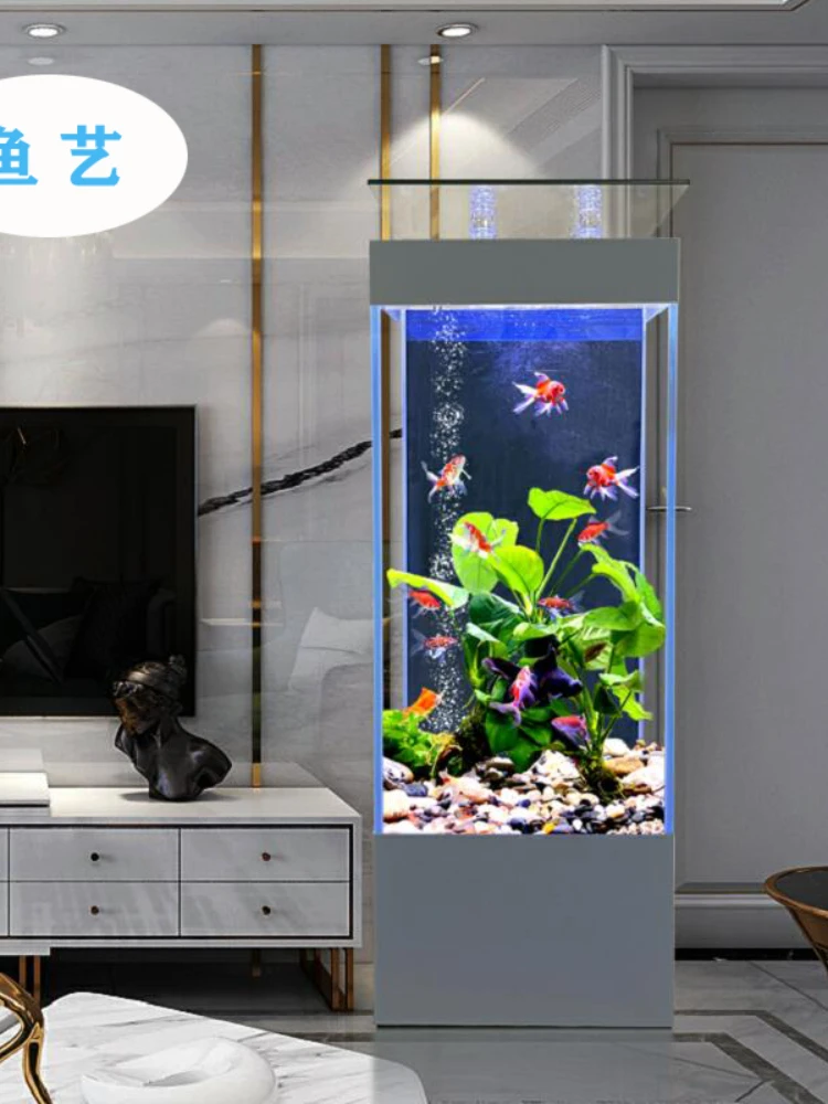 Change Water Small and Medium-Sized Household Ecology 2023 New Fish Tank Intelligent Three-Dimensional