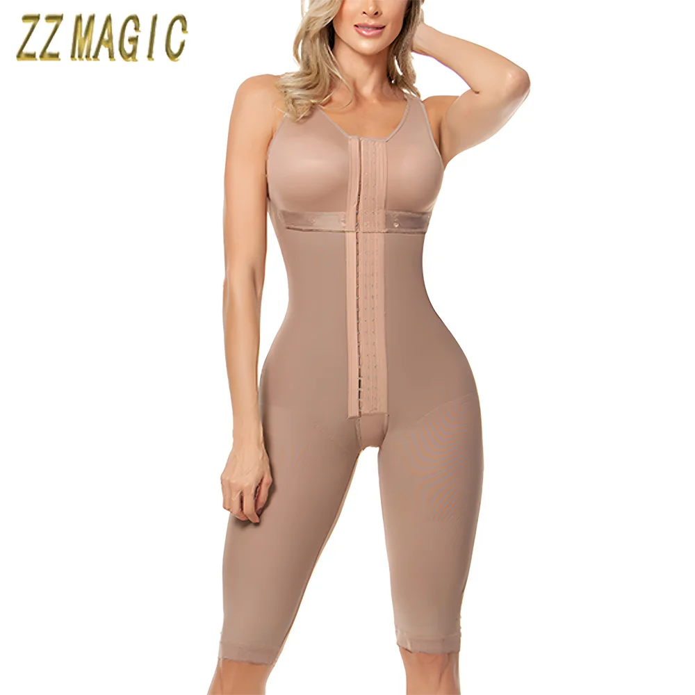 

Fajas Colombian Girdles Body Shaper for Women Tummy Control Post Surgery Compression Full Body Shapewear Corset Slimming Sheath