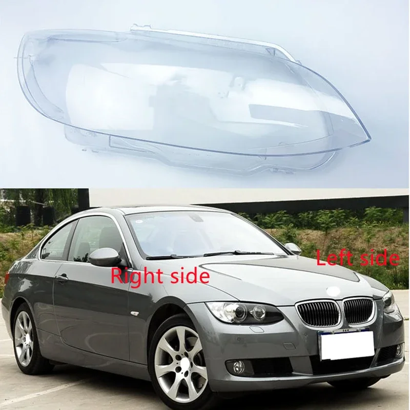 

For BMW E92 E93 3 Series Coupe Convertible M3 2006 2007 2008 2009 Headlamp Cover Car Replacement Front Auto Shell Cover