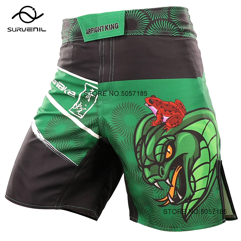 

Men's MMA Shorts Snake Muay Thai Boxing Cage Fight Trunks BJJ Martial Arts Clothes Combat Wrestling Grappling Kickboxing Pantss