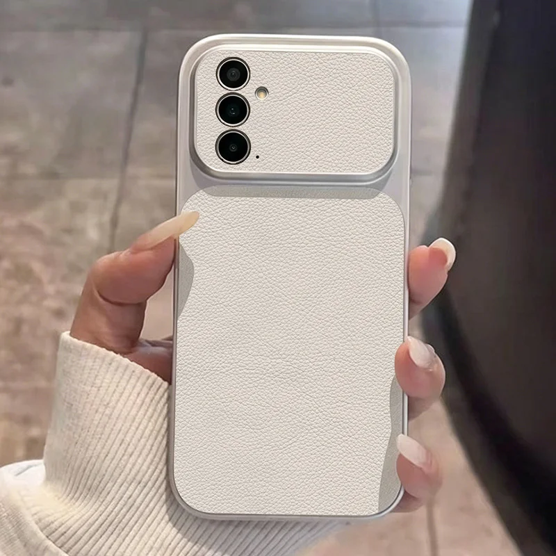 Case For Samsung S26 Ultra A57 A37 S25 S24 S23 Luxury Lychee Leather Soft Shockproof Case Galaxy A56 A35 A27 A26 A17 A07 Covers view 3