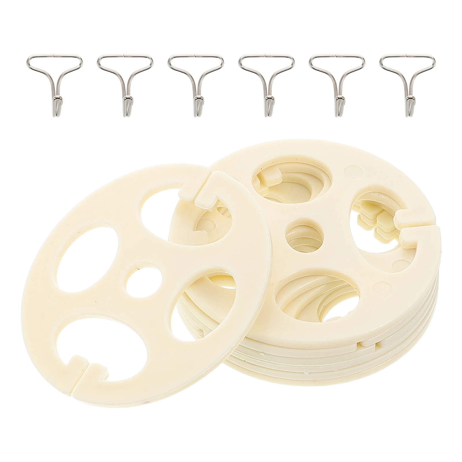 

6 Set Car Seat Cover Clamp Accessories Interior Purse Holder Hook Hanging Plastic Buckles