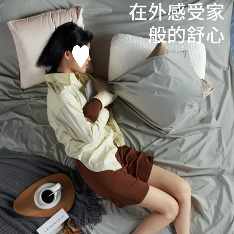 Грязный спальный мешок для отеля, портативный пододеяльник для деловой поездки