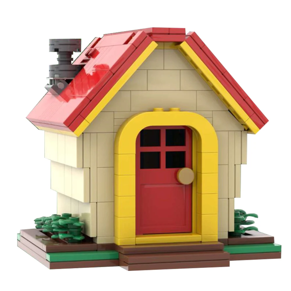 Gobricks MOC-110670 Tierhaus Wald Architektur Baustein Set Tierhaus Modell Bildung Ziegel Spielzeug Kinder Geschenk