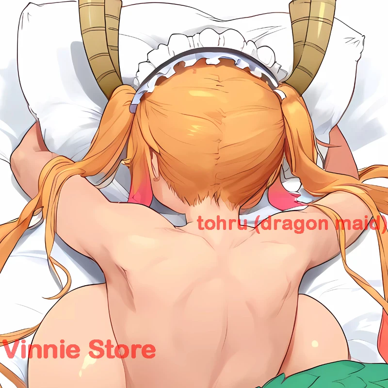 Dakimakura anime tohru (dragon maid) Double-sided Print Life-size body pillows cover Adult anime body pillowcase