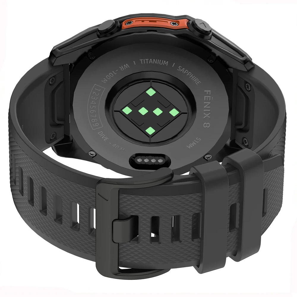 QuickFit Silikon 22 mm 26 mm Armband für Garmin Fenix 5X 5 Plus 6 6X Pro 7 7X Fenix 8 E 8Pro Armband Forerunner 965 970 Armband