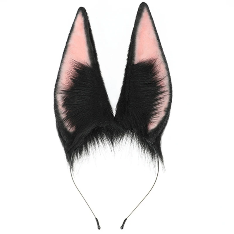 Cosplay Girl Plush Furry for Cat Ears Headwear Anime Cosplays Headband Lovely Hair Accessories for Comic Girl Party Dropship