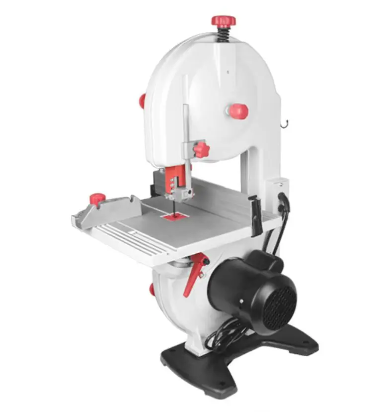 Small Household Woodworking 8 Inch Vertical Pure Copper Motor Band Saw Metal Cutting Band Saw Machine