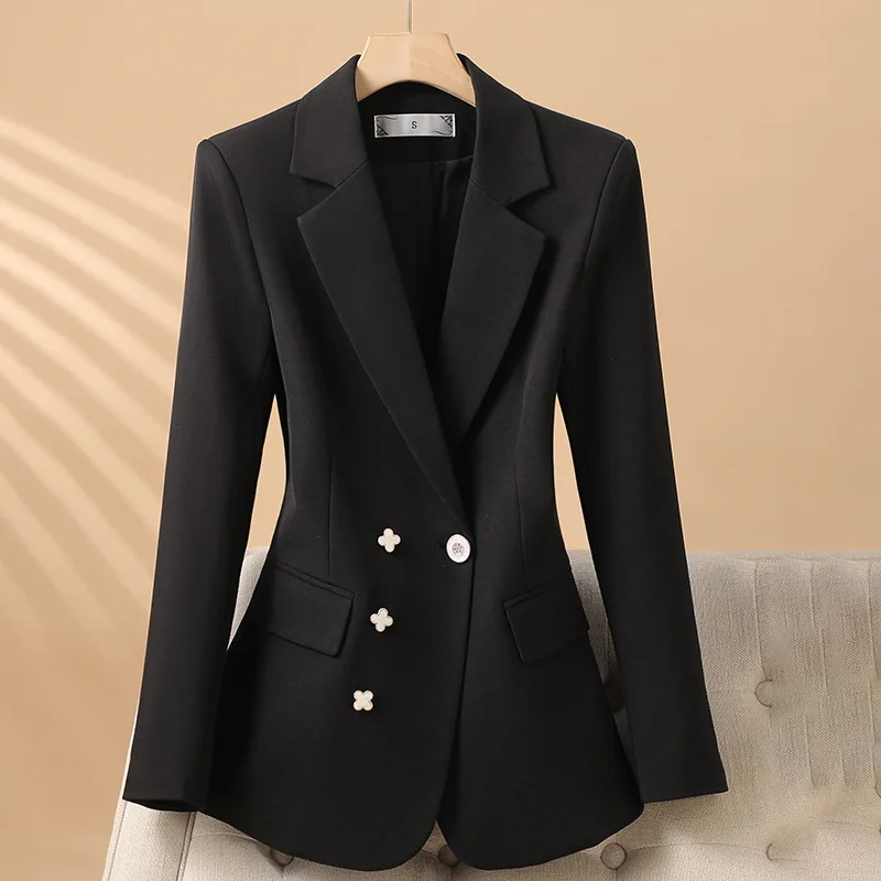 Nouveau costume de mode élégant décontracté femmes à manches longues Blazer professionnel veste formelle Workwear8883