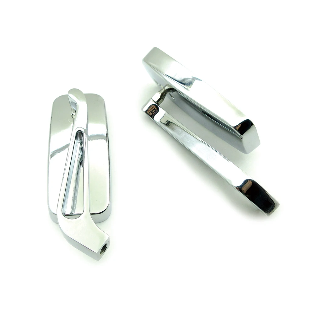 Motorcycle 8/10MM Rear View Mirrors Chrome/Black Set For Harley Dyna Softail Sportster Touring Motorcycles Rearview Side Mirrors