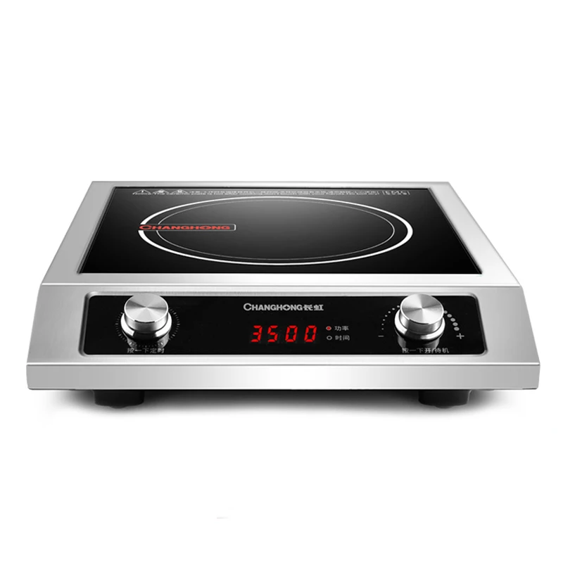 3500w Induction Cooker Commercial High Power  Cooktop  Restaurant Household Waterproof Black Microlite Panel 220V