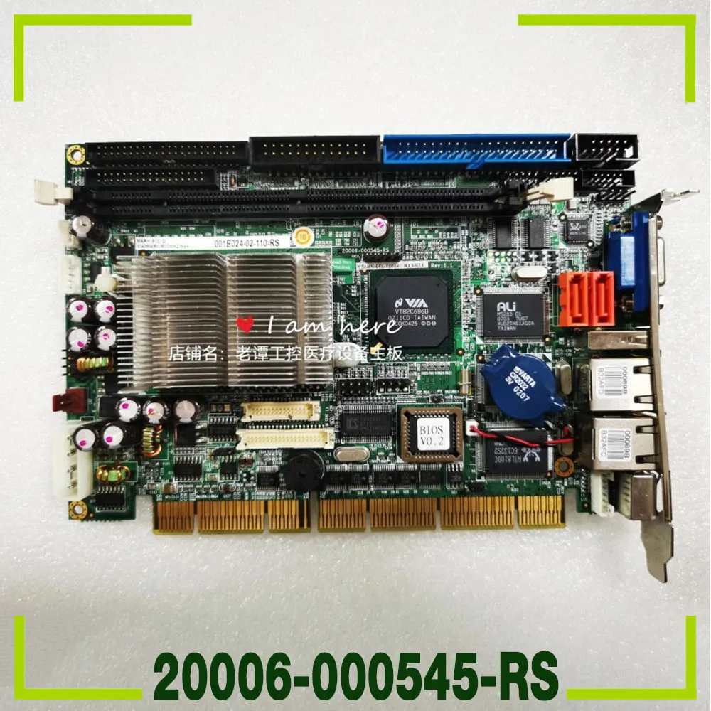 20006-000545-RS For IEI industrial control motherboard PCISA-MARK-800-128MB-R11 Rev: 1.1