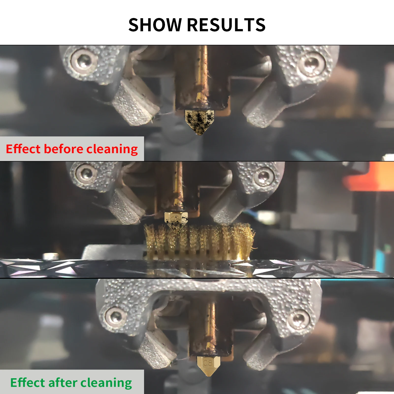FYSETC 3D Printer accessories Nozzle Cleaning Brush Kit For Voron