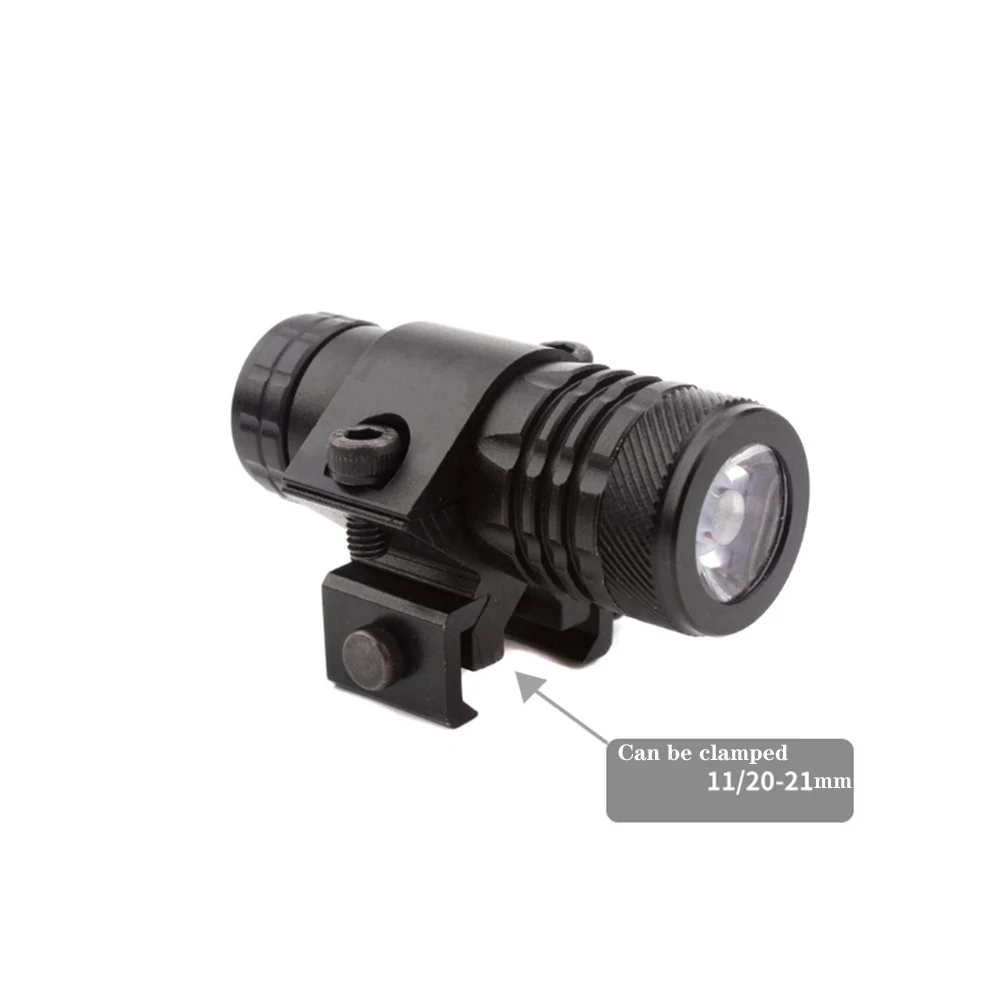 Tactical Weapon Gun Light Flashlight Airsoft Hunting Flashlight Mini Pistol Gun Searchlight for 11/20mm Rail