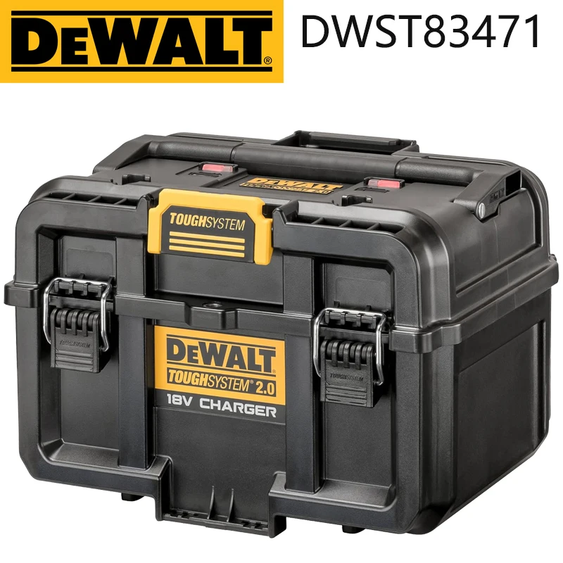 

Dewalt Dwst83471 Tough System 2.0 Зарядное устройство Usb Одновременная зарядка для хранения аккумуляторов Водонепроницаемый пылезащитный прочный ящик для инструментов