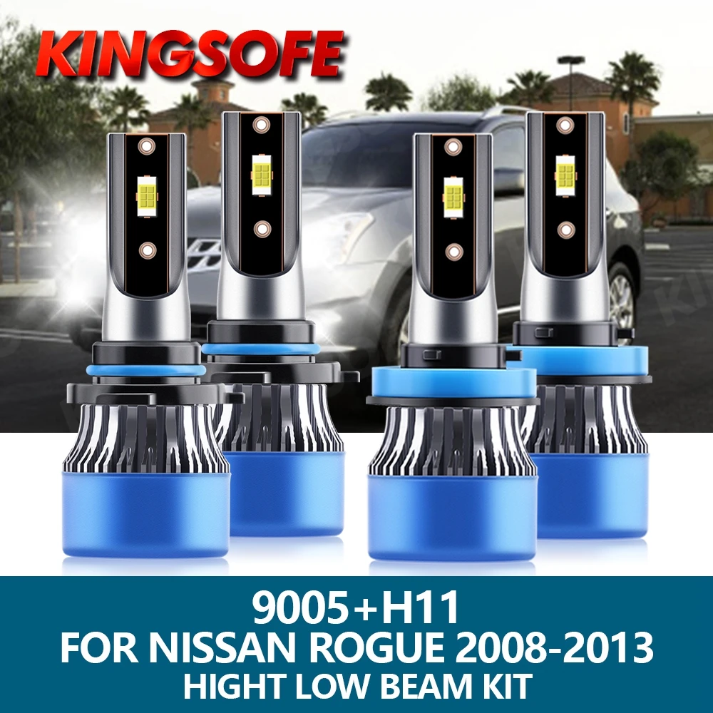 

Roadsun 9005 Car Light HB3 H11 20000Lm 110W CSP Chip 6500K LED Headlight Hight Low Beam Bulbs Kit For Nissan Rogue 2008-2013