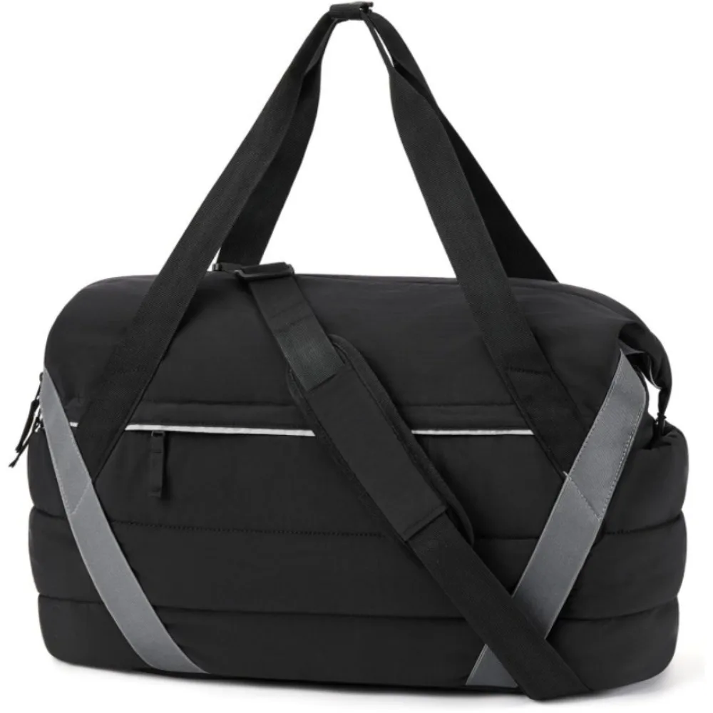 

Multifunctional Travel Duffel Bag with Adjustable Elastic Band Light Weight Gym Bag Waterproof Large Capacity Weekender Bags