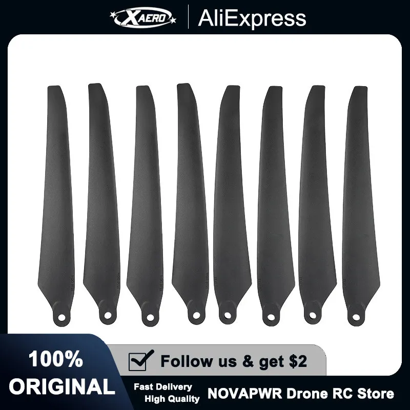 

Спиральный складной пропеллер 22 дюйма (2270) для Hobbywing X6SE - лопасти из высокоуглеродистого волокна CW/CCW для удобной транспортировки многороторных дронов