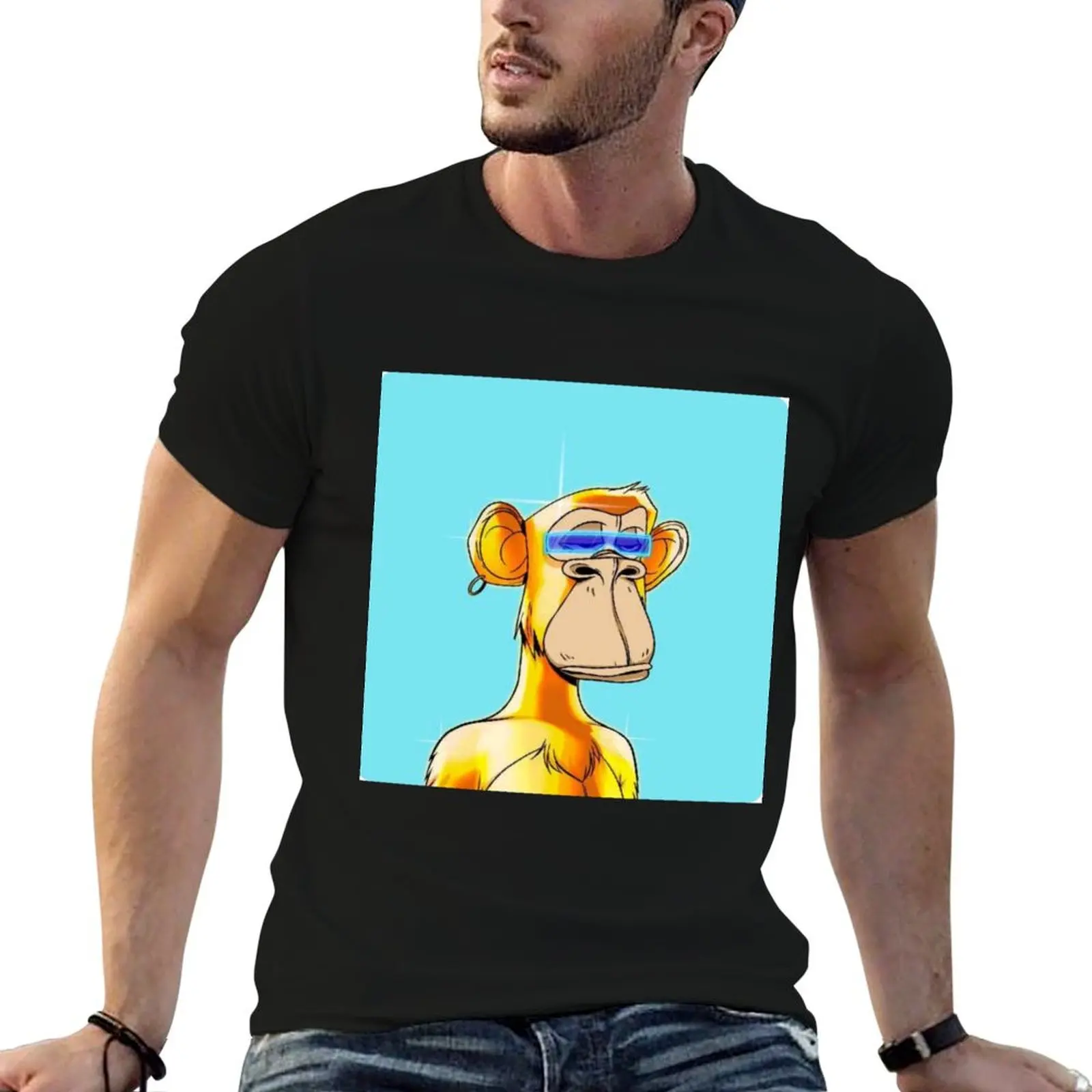 Bored Ape NFT (do not screenshot) T-Shirt Basic Regular Fit Casual T-Shirt