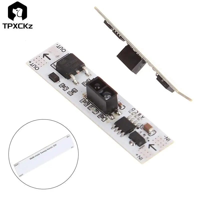 1pc Sensor Switch Module Dimmable Sensor Switch Hand Wave Dimmer Switch For LED Strip LED Touch Switch For Kitchen LED Light