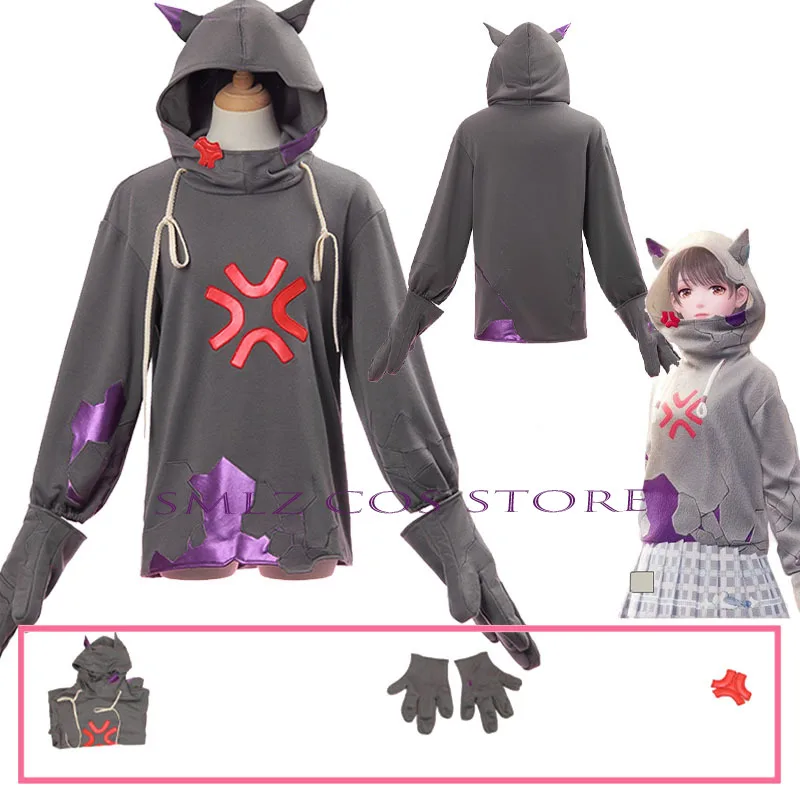 

Angry Stone Man Nikki Cosplay Game Infinity Nikki Cosplay Costume Girl Hoodies Complete Set Halloween Dress Outfit for Woman
