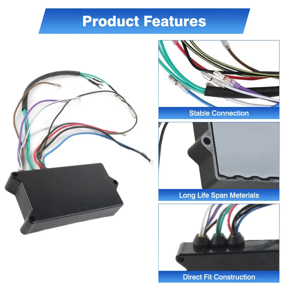 

18495A10 Switch Box CDI Power Pack For Mercury 65 75 90 95HP Chrysler Force Gamefisher 18495A12 18495A15 18495A18 18495A19