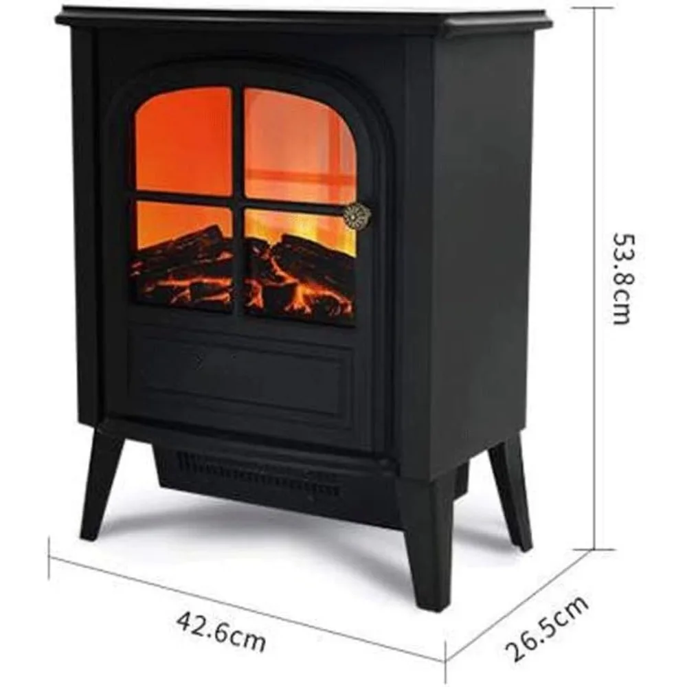 Electric Fireplace,Stove Heater,Electric Stove,Log Burner Flame Effect Electric Fireplace Stove Heater 1900W Suitable for Living