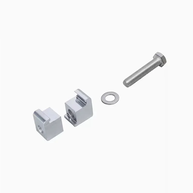 ISO flange aluminum alloy single and double-sided hook bolt vacuum C-shaped aluminum clamp bolt M8/M10/M12