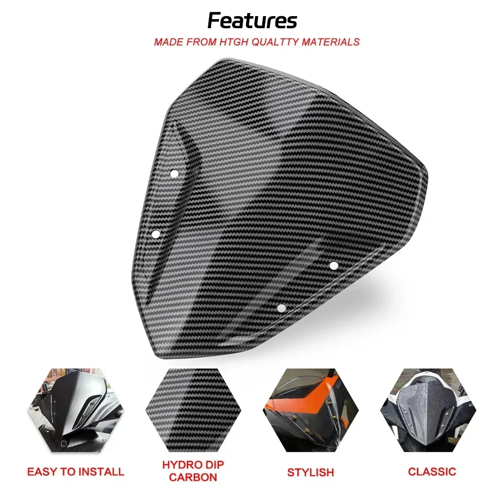 الزجاج الأمامي للدراجة النارية ، عواكس الرياح ، واقي الدرع لياماها NVX155 ، AEROX155 ، ملحقات الدراجات النارية #5