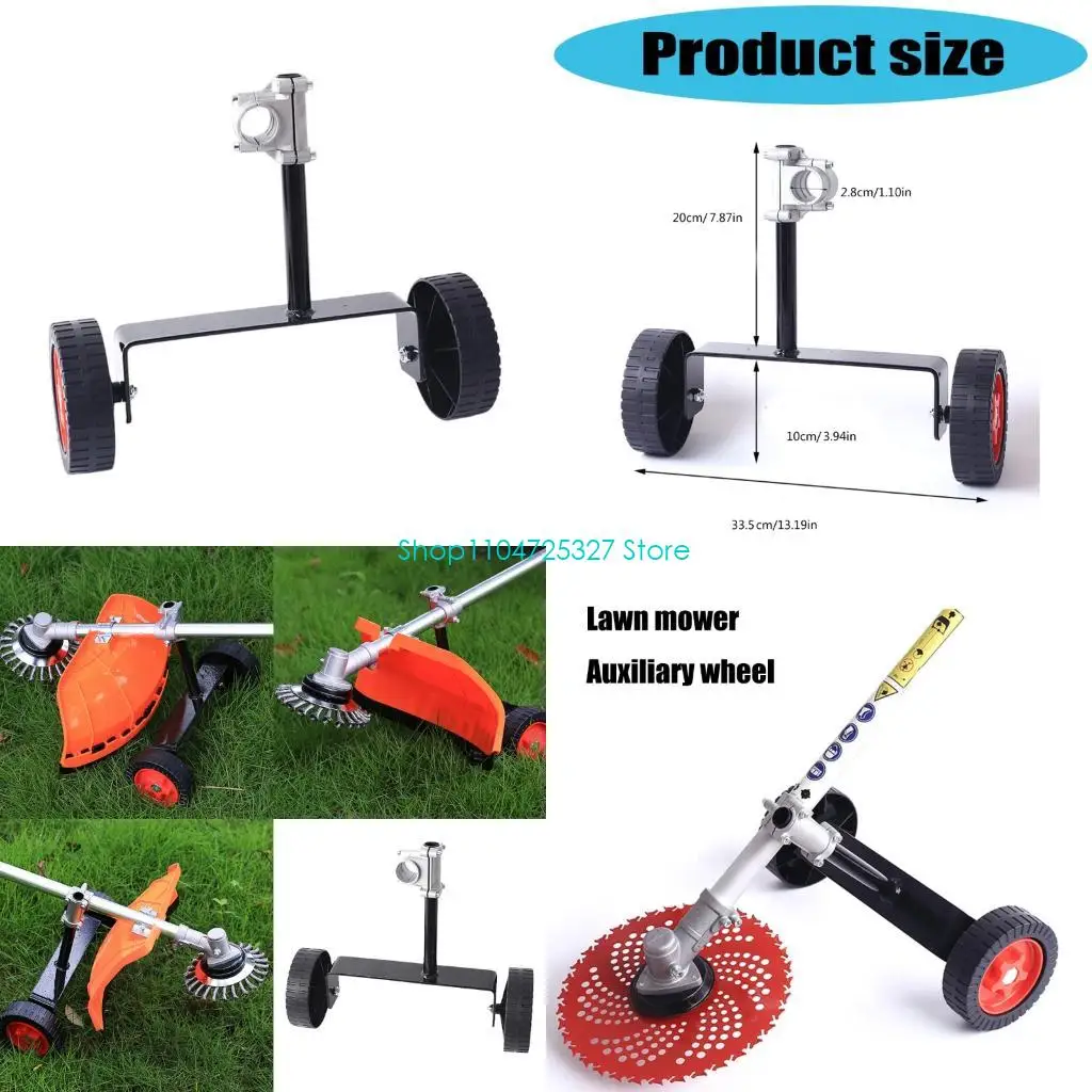 

D8KF Iron Stabilizing Wheel Attachment Support For 28mm Tube Brush Cutter Machines