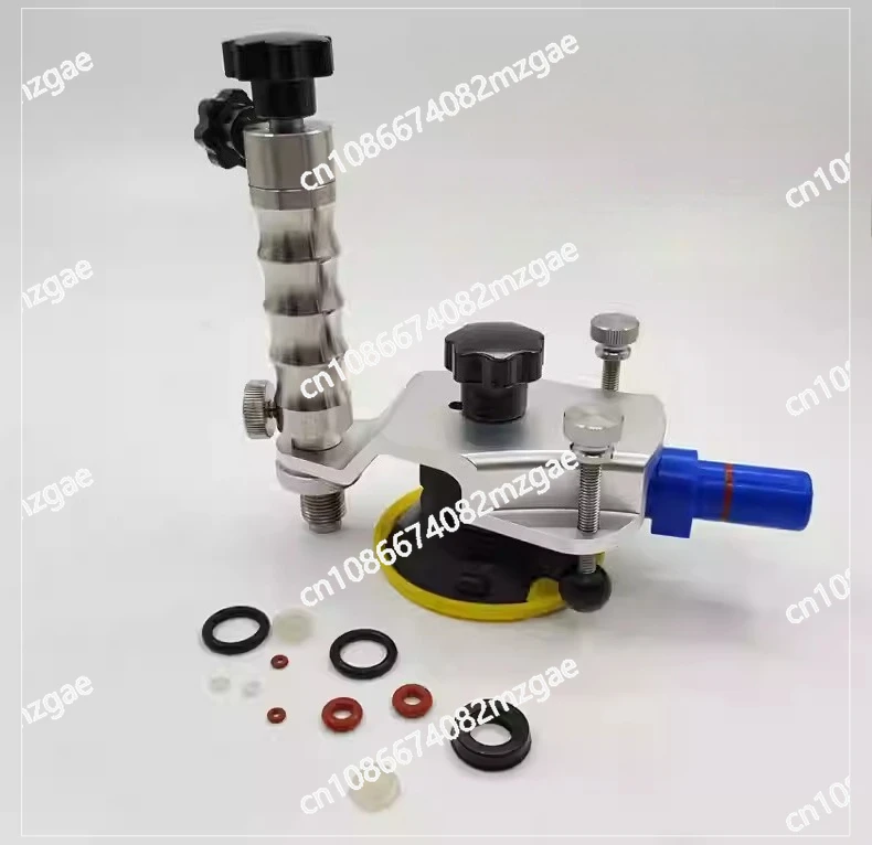3-Inch Adjustable Vacuum Suction Cup Windshield Repair Kit, Stainless Steel Injection Pump for Car Front Glass Crack Fix
