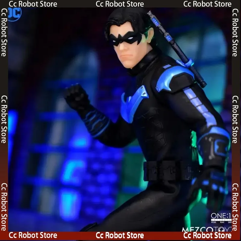【在庫あり】売れ筋商品 100%正規品 メズコトイズ ナイトウィング 1/12 バットマン アニメーション コレクタブル アクションフィギュア モデル玩具