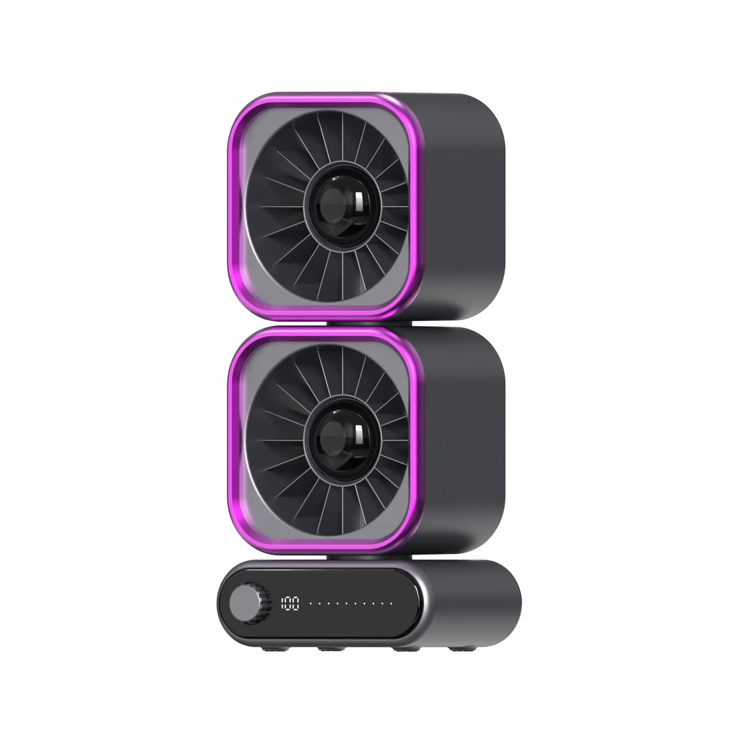 High-speed Cycle Household Charging Silent Desktop Turbo Fan Wall-mounted Desktop Automatic Shaking Fan