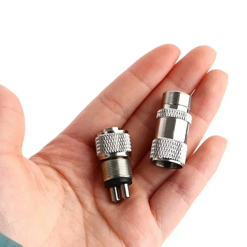 Dental Turbine Handpiece Adapter 2&4 Holes Converter High Speed Handpiece Changer Connector Dental Chair Air Hose Accessories