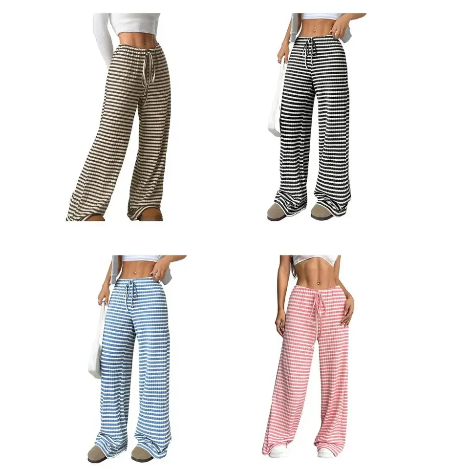Wide Leg Pants Women's 2026 Spring And Autumn Versatile Fashion Lady Trousers Comfortable Leisure Ladies Straight Leg Pants