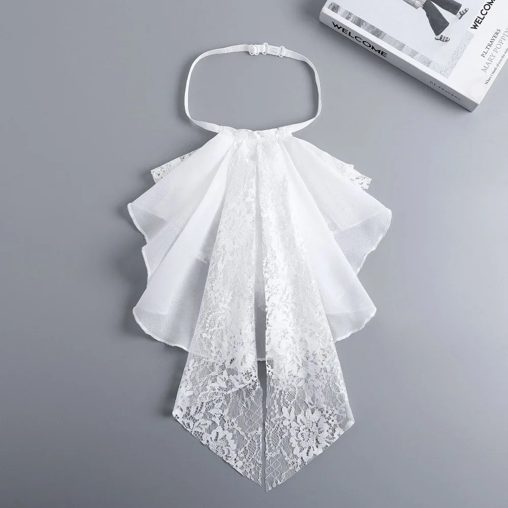 

Fashion Detachable Lace Collar Vintage Elegant Renaissance Collar Opera Medieval Style Fake Collar Historical Reenactment