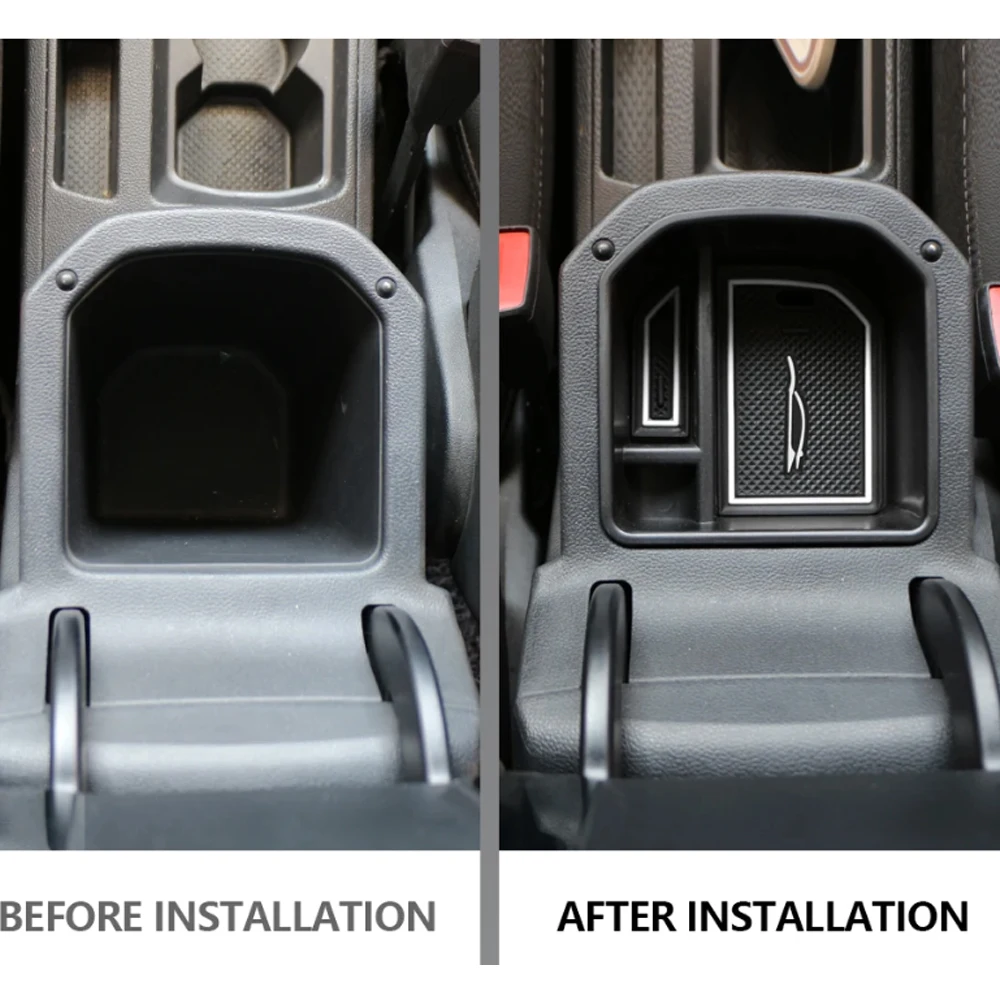 ل Volkswagen VW T-Roc Troc 2018-2025 حاوية المنظمون تخزين مسند الذراع وحدة التحكم صندوق حافظة اكسسوارات السيارات