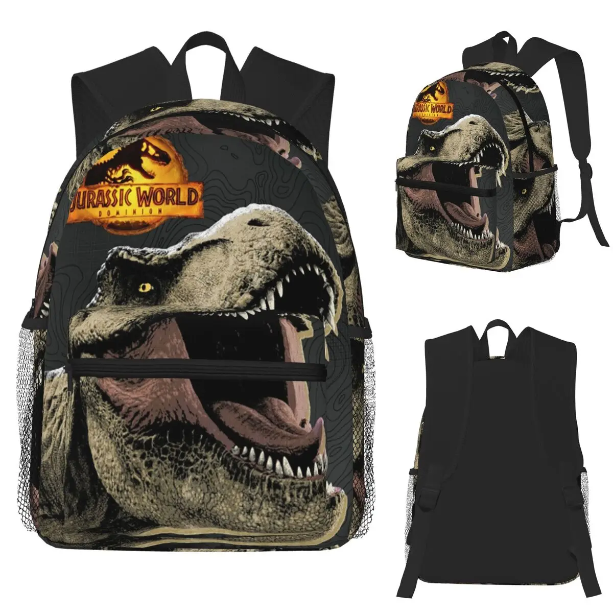 

Funny Dinosaur Dragon Student Backpack School Bag Hiking Travel Daypack for Boys Girls Fashion Bookbag Shoulder Bags