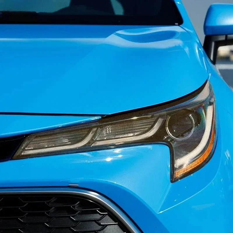 

Защитная пленка для фар автомобиля для Toyota Corolla E210 2019-2022 Touring Sport Hybrid Hatchback, прозрачная дымчато-черная наклейка