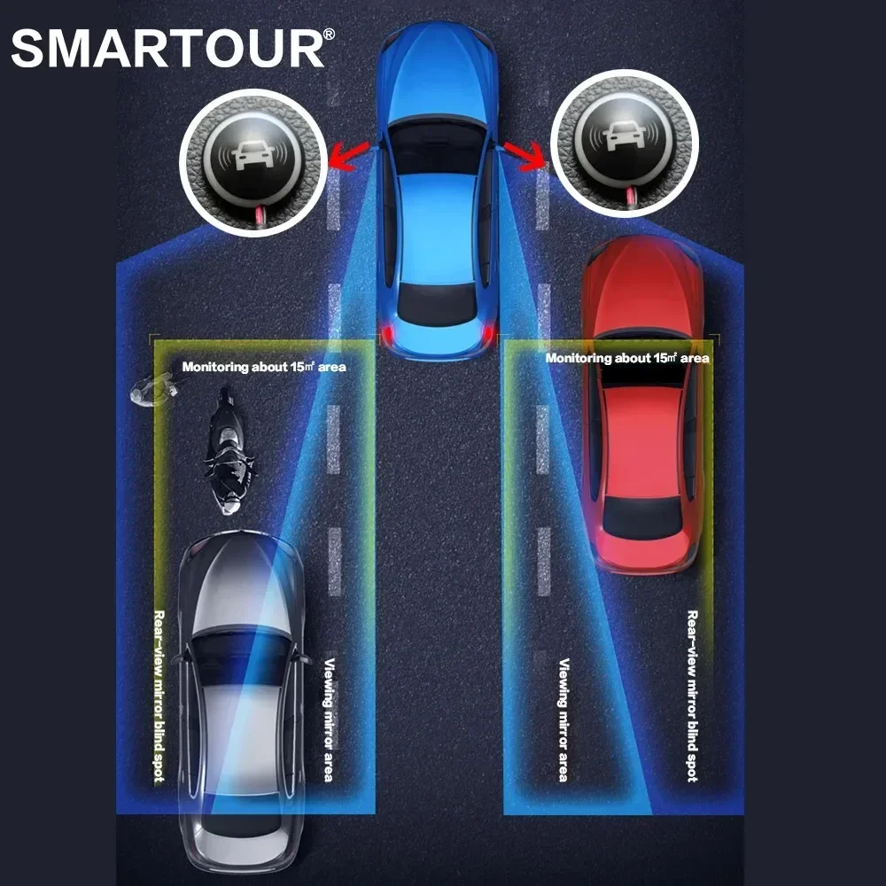 Car BSD BSM Blind Spot Radar Detection System microwave sensor change lane driving assistance Reversing radar sensor blind spot