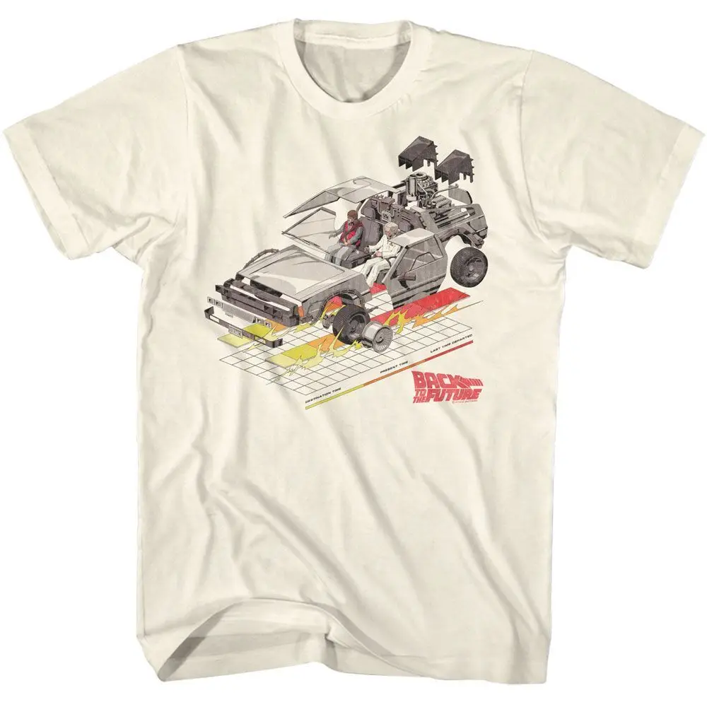 

Back to the Future Car With Grid Movies Shirt
