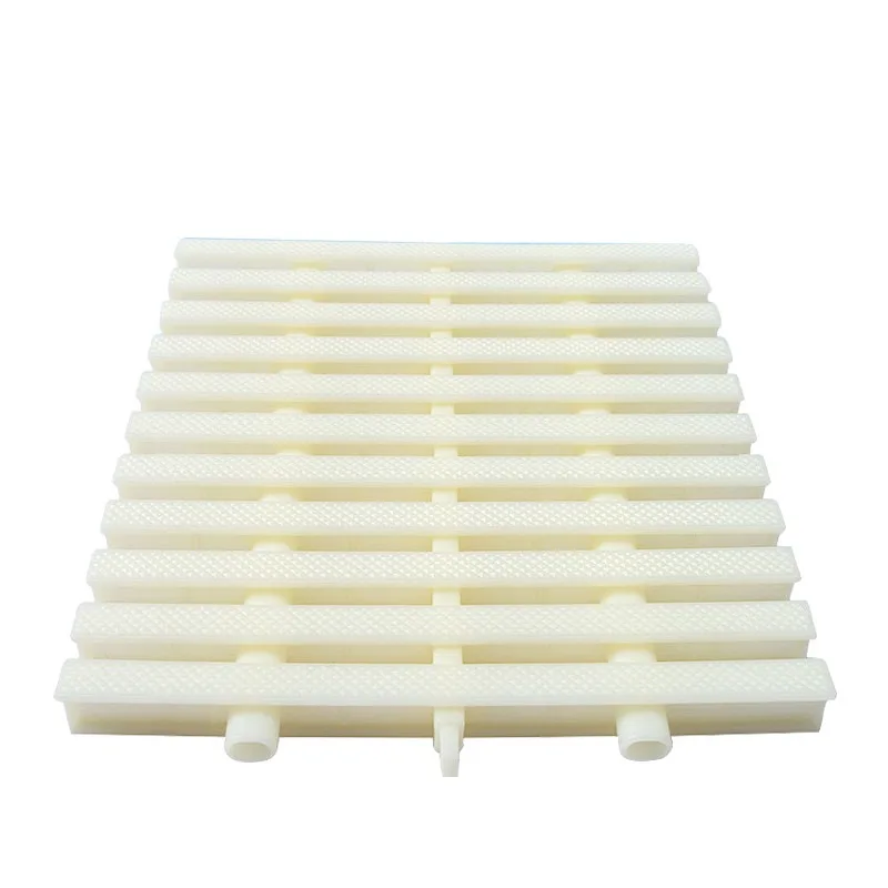 Swimming Pool Overflow Grate ABS Trench Drain Cover Three Hole Grille Adjustable for Kitchen Bathroom Outdoor Drainage