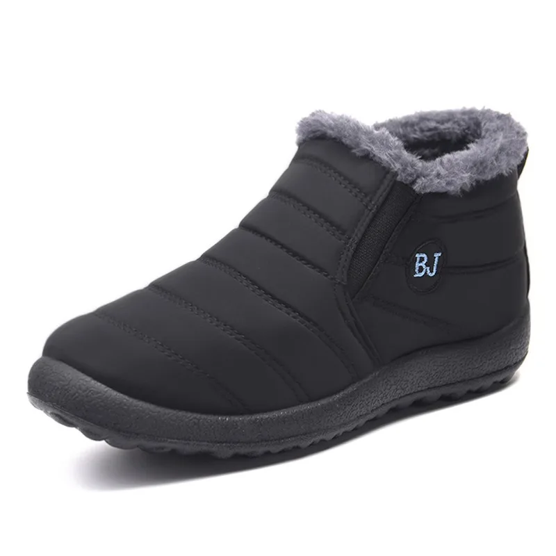 Winter New Daily Casual Snow Boots with Plush and Thick Cotton Boots for Warmth One Foot Casual Walking Shoes