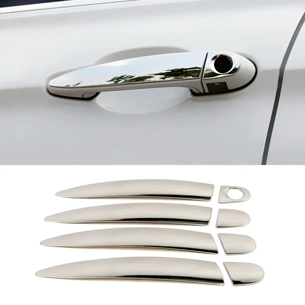 For BMW 1 2 3 4 Series F20 F21 F22 F23 F30 F32 F33 F34 F35 F36 E87 E90 LHD Car Exterior Door Handle Cover Trim Chrome Sticker