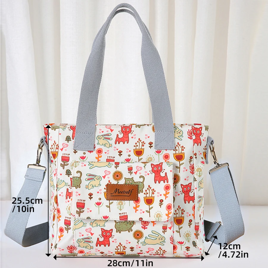 

New fashionable handbag - large capacity printed large capacity crossbody bag handbag