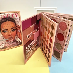 82 colori Treasure Girl Matte Eyeshadow Palette Book Glitter Blush Concealer Eyes Pigment Cosmetic trucco professionale per il viso