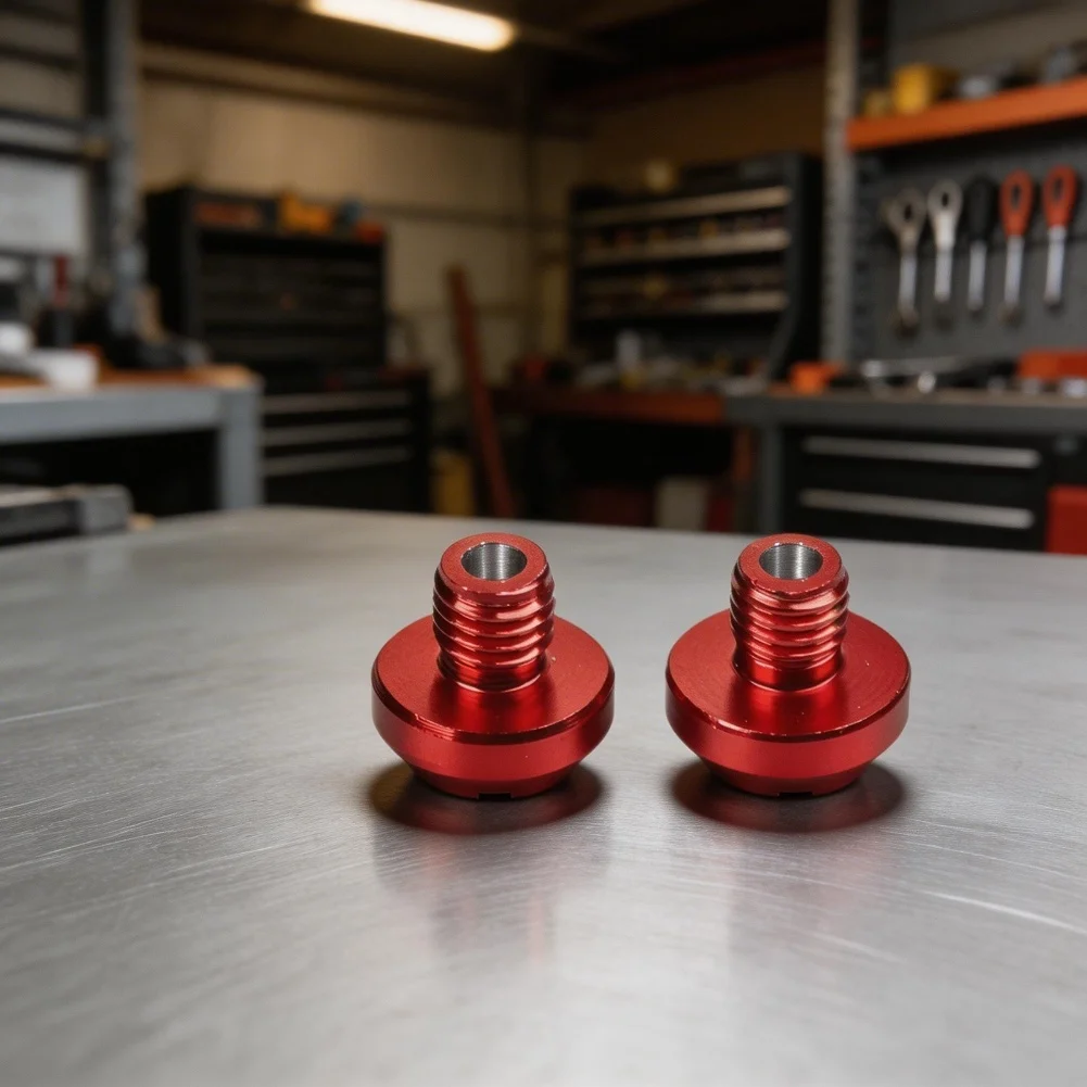 Hex Socket Threaded Motorcycle Spools Slider for Stable Swing Arm Support Compatible with For Honda and For Kawasaki