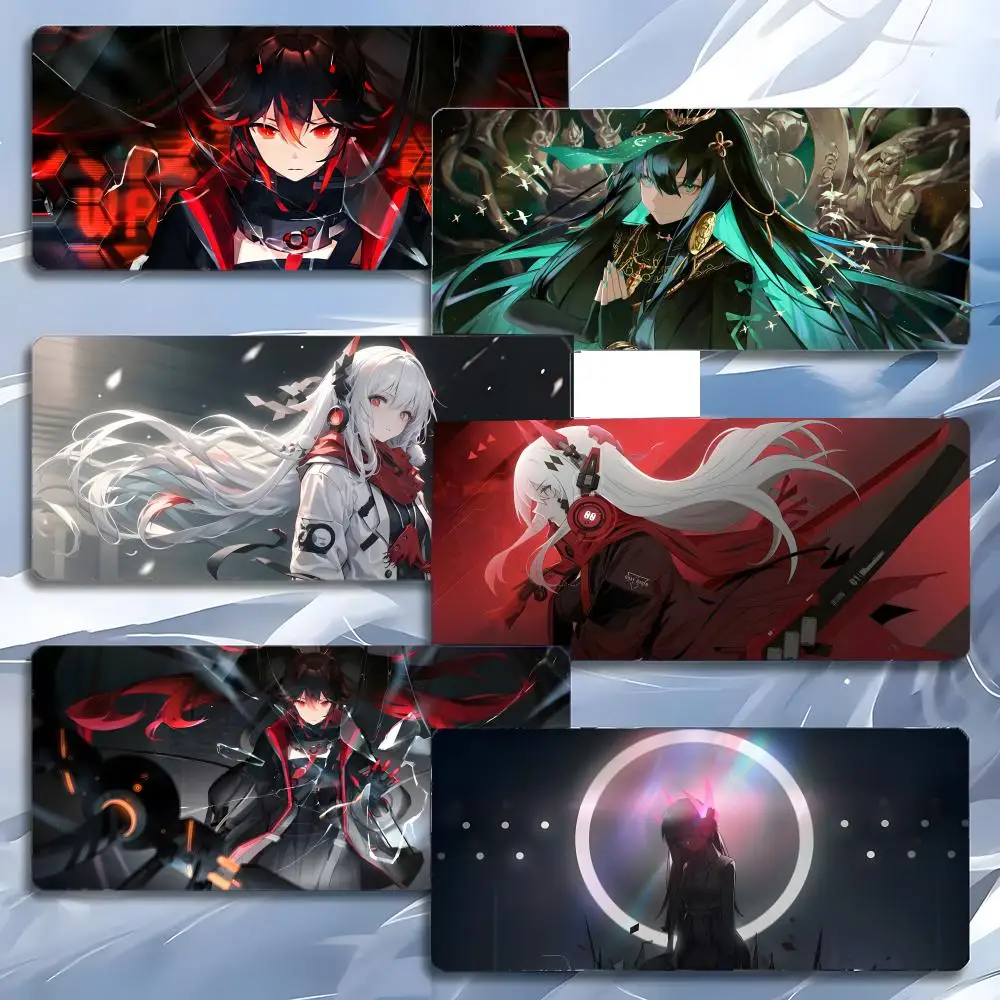 game futuristic P-Punishing Gray Raven Mouse Pad Mousepad Large Gaming LockEdge Thickened PC Table Desk Mat